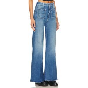 Mother The Patch Pocket Roller Wide Leg Jeans